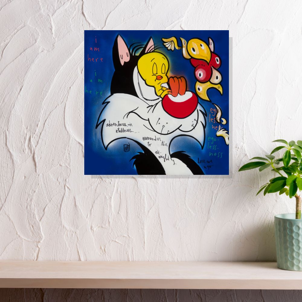 I am Here, I am Here - Lebo Steel Mineral Print